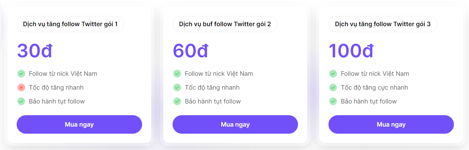 Cách buff/hack - Tăng follow Twitter tại Vnfame