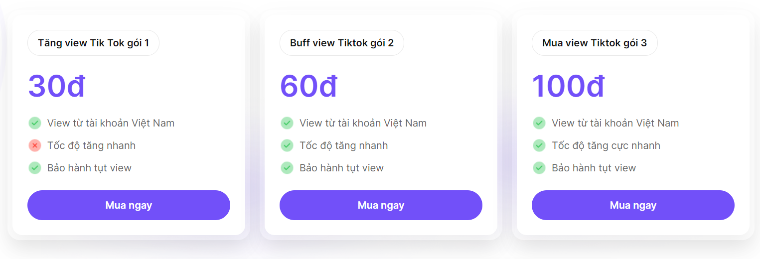 Cách tăng/mua - Buff view Tiktok tại Vnfame